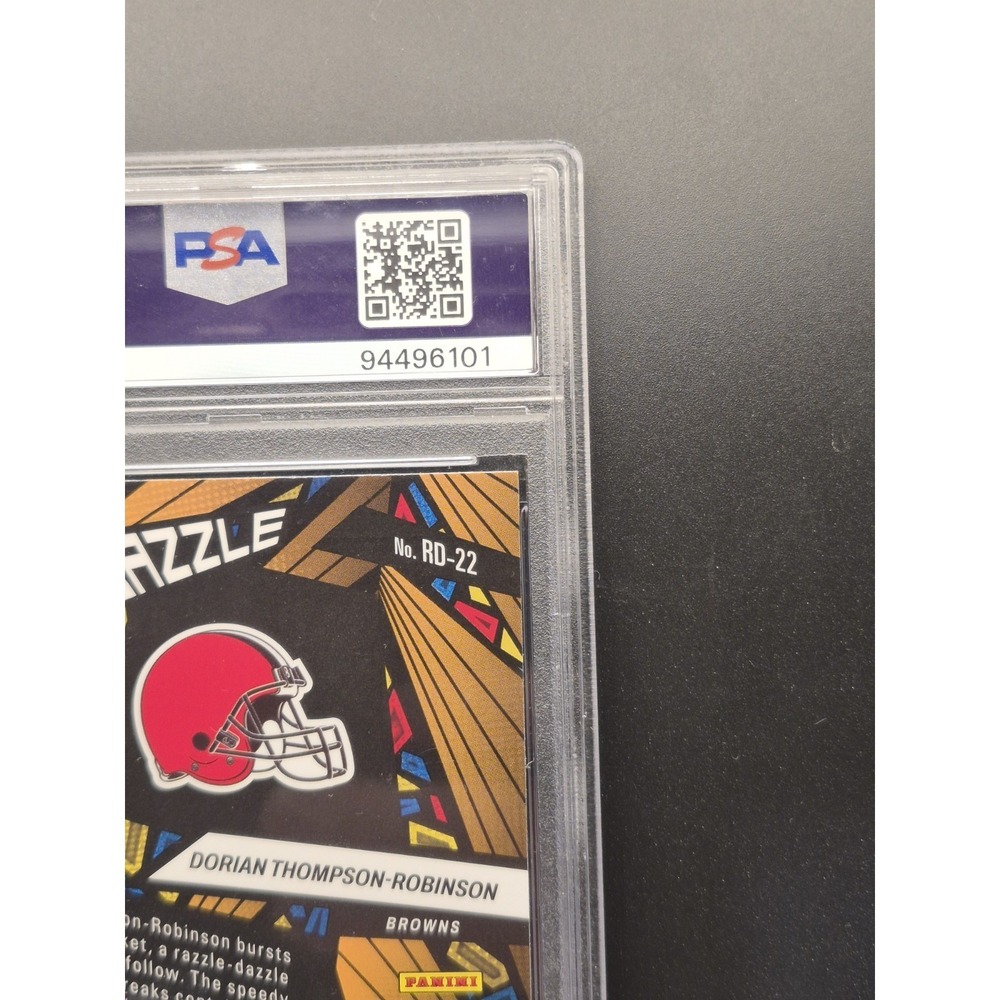 2023 Panini Mosaic - Razzle Dazzle‎ Dorian Thompson-Robinson #RD22 - Picture 10 of 12